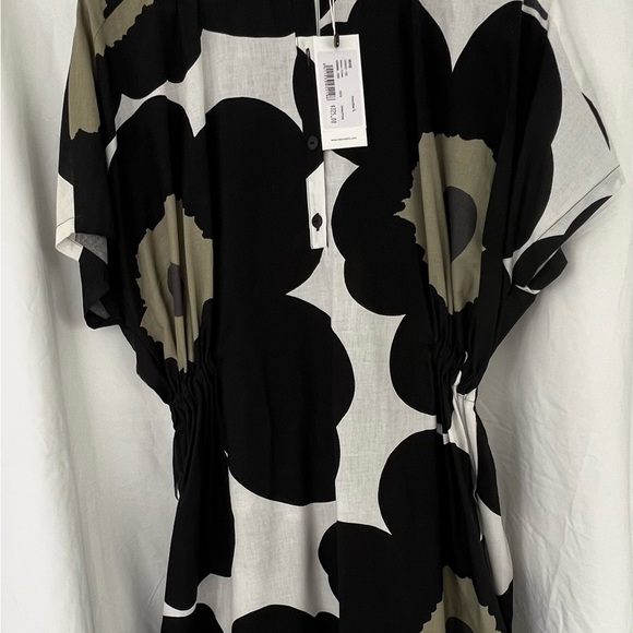 Marimekko Black and White Unikko Dress - Picture 3 of 8